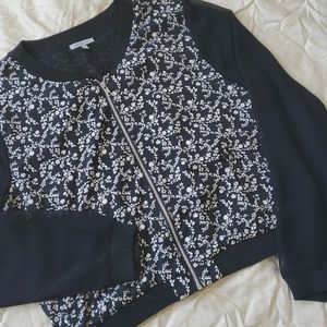 Charlotte Russe Black Floral Jacket
